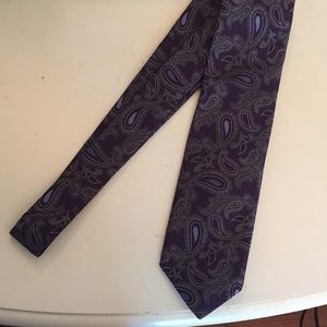 Robert Talbott Nordstrom Purple Paisley Silk Tie